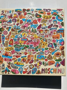 Moschino Colorful Puzzle Print Box